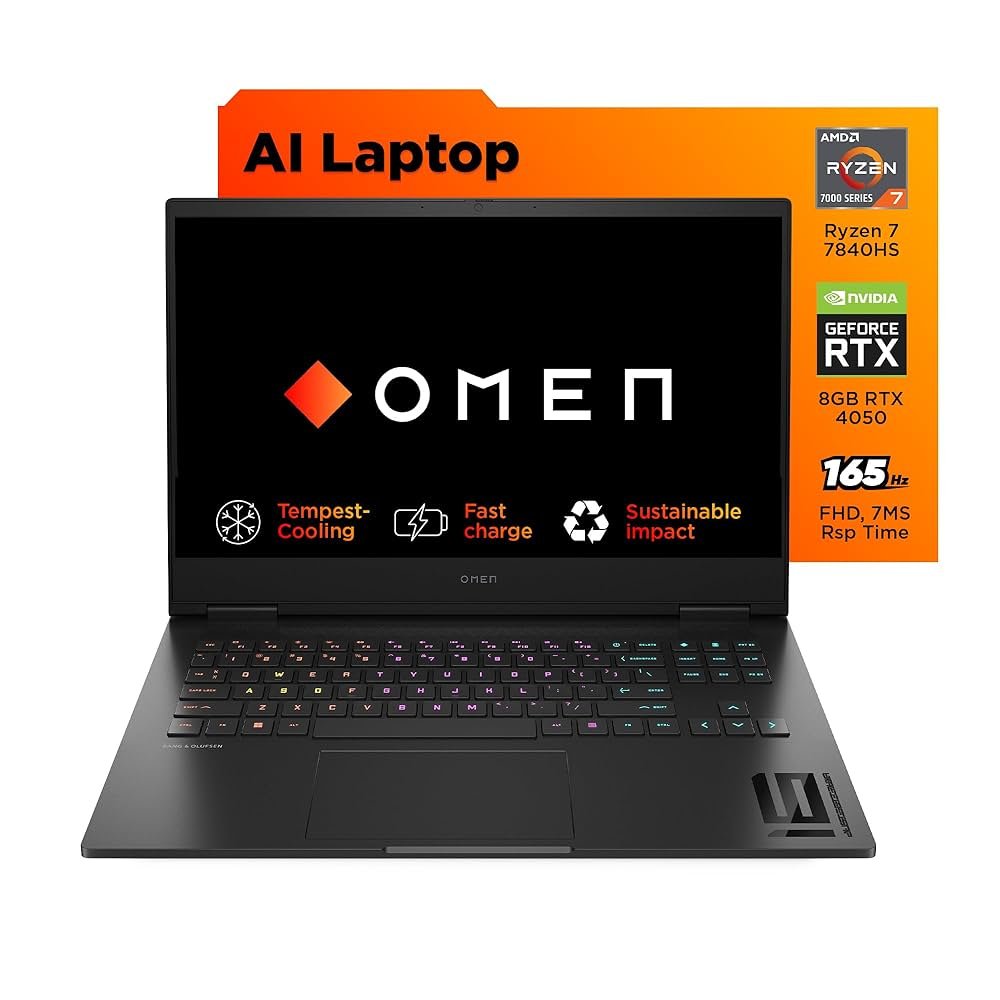 HP Omen AMD Ryzen 7 Gaming Laptop