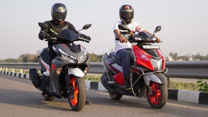 TVS Ntorq 150 vs Yamaha Aerox 155