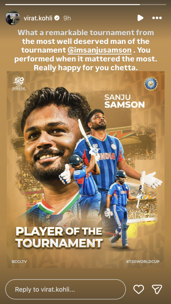 From the Bench in Barbados to the Trophy in Ahmedabad: How Sanju Samson Became India's Player of the Tournament 2 Screenshot 2026 03 09 at 9.46.11 AM