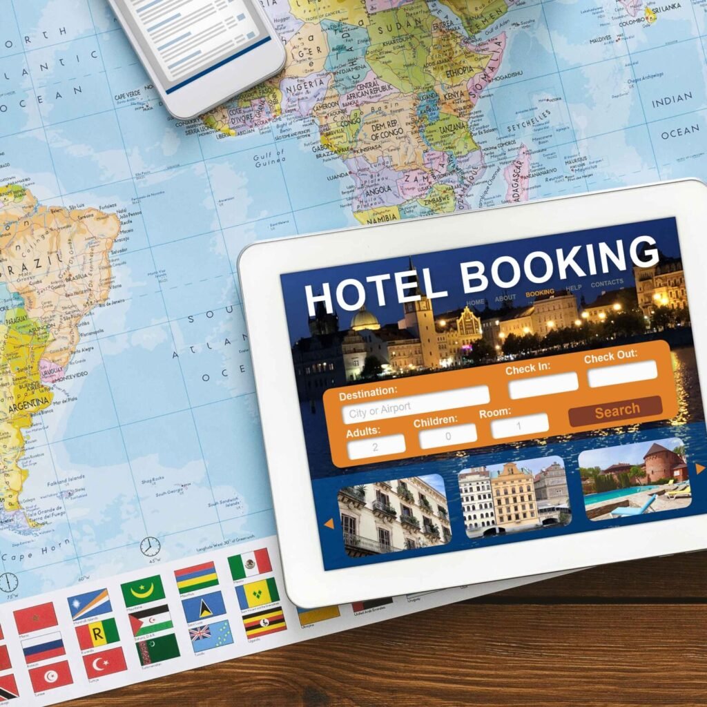 tablet with hotel booking application lying on des 2023 11 27 05 05 42 utc scaled e1734799130947 1024x1024 1